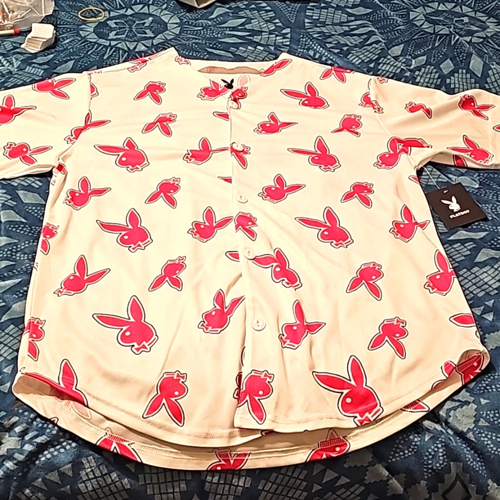 Playboy bunny baseball jersey